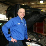 Mike Larson, owner of My Mechanic auto repair shop in Elmhurst IL